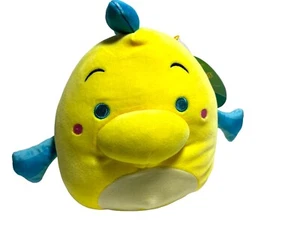Flounder 7 Inch Disney Little Mermaid Plush Squishmallow Brand New Kellytoy - Picture 1 of 16