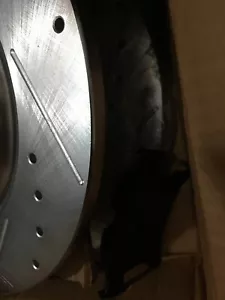 Disc Brake Rotor Set-Rear Drilled, Slotted pair AR83089XL AR83089XR - Picture 1 of 6