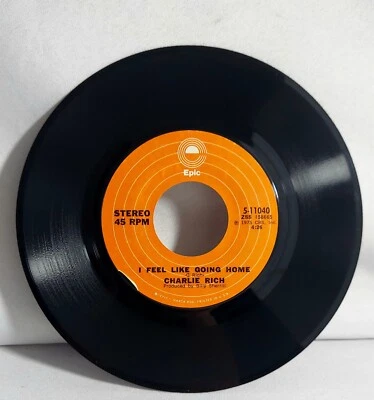 Charlie Rich - The Most Beautiful Girl - Epic (45rpm) Vinyl Record 7 ”Single   - Image 1 of 4