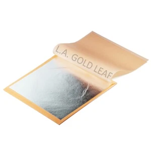 "Hoja de plata de imitación, transferencia (1 folleto, 25 hojas) 5,5"" x 5,5" - Imagen 1 de 1