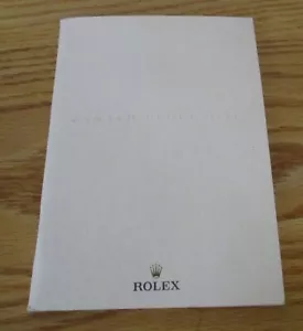 Rolex Oyster Perpetual Ivory Uhrenkatalog Prospekt 2003 mit Info & Bildern - Bild 1 von 3