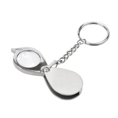  Pocket Magnifying Glass 10X Jewelers Loupe Magnifier Handheld Small Magnify  - Image 1 of 4