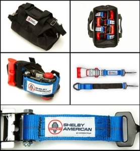 SHELBY SPEED STRAP TIE DOWN KIT - FORD MUSTANG COBRA GT500 GT350 F150 RAPTOR SVT - Bild 1 von 8