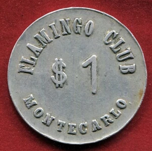 Monaco, Monte Carlo - Flamingo Club $1 Token - Picture 1 of 2