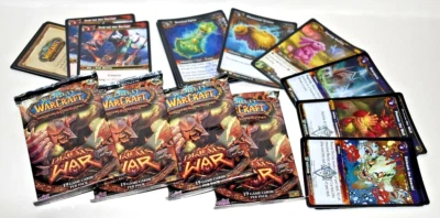 WoW TCG 4x Drums of War potenciadores sellados 19 cartas de juego por paquete + tarjetas promocionales Foto 1 de 3