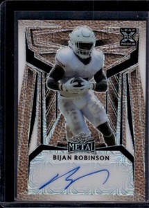 2023 Leaf Metal Draft Football Bijan Robinson AUTO #3/5 signed
