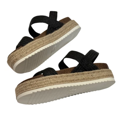 Sandalia Jellypop Katroina para mujer con plataforma de cuña correas tejidas talla 8,5 Foto 1 de 4