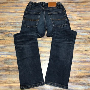 Lucky Brand Jeans Authentic Skinny Adjustable Waist Distressed Blue Girls Size 6 - Picture 1 of 17