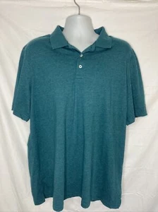 George Polo Shirt Men’s XL Green Short Sleeve Cotton - Picture 1 of 6