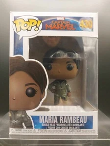 FUNKO POP! VINYL FIGURE 2019 CAPTAIN MARVEL POP MARIA RAMBEAU - Picture 1 of 6