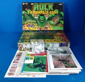 Juego de Mesa The Incredible Hulk 3D Rampage: Marvel (2003) 100% Completo y Funcionando - Imagen 1 de 12