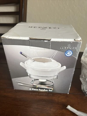 Juego de 6 fondue Godinger Silver Art Co. nunca usado Foto 1 de 4