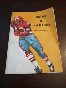 MIDLAND PA VS CENTER HIGH MONACA PA FOOTBALL PROGRAMM 1978 - Bild 1 von 2