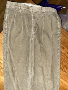 LL Bean Mens Size 34x29 Standard Fit Tan Brown Corduroy 5 Pockets Pants (2490) - Picture 1 of 8