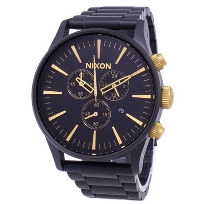 Reloj Nixon Hombre The Sentry Cronógrafo A386-1041 A3861041 TI Foto 1 de 3