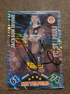 Unikat. Orginales Autogramm. Bundesliga. Topps. FC ST Pauli. Jackson Irvine.2025 - Bild 1 von 2