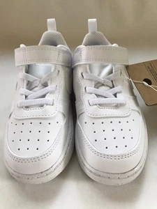 Nike Court Borough Low Recraft Triple White (TD) Toddler 9C NEW in Box - Picture 1 of 10