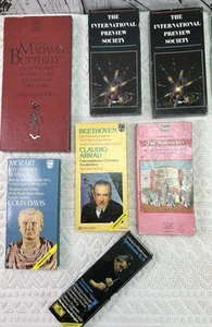Lot 7 VTG Cassette Symphony Orchestra Mozart Beethoven M. Butterfly Nutcracker - Picture 1 of 24
