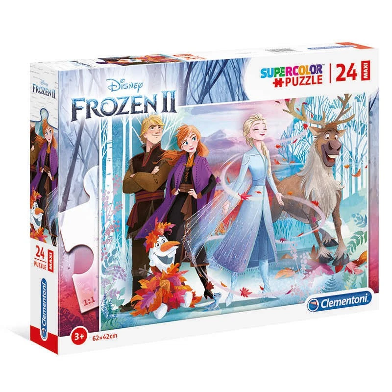 PUZZLE 24 MAXI 2 FROZEN 2 CLEMENTONI - Immagine 1 di 1