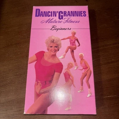 1989 Dancin' Grannies Mature Fitness Beginners Exercise VHS Tape - Image 1 of 2