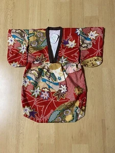 Handmade Kimono Dress Clothespin Holder Bag Caddy 15 in x 16 in - Picture 1 of 3