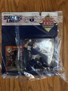 1995 Starting lineup Mike Piazza Baseball figure Toy Card LA Dodgers Catcher Met
