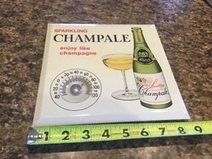Vintage Thermometer Advertising Sparkling Champale Champagne Excellent Condition - Picture 1 of 5