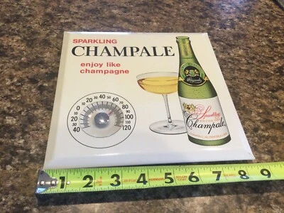 Vintage Thermometer Advertising Sparkling Champale Champagne Excellent Condition - Image 1 of 4