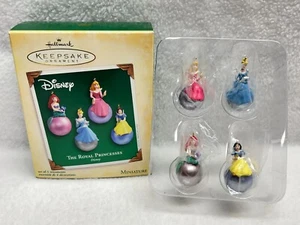 Hallmark Ornament Disney The Royal Princesses set of 4 ornaments 2005 - Picture 1 of 3