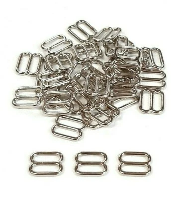 CHURCH PRODUCTS UK® 16 mm vernickelt 3 Stabgleiter Metall Tri Glide Gurte Gurtband Taschen x1 - x100