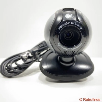 Logitech WebCam V-UCR45 860-000106 Rightlight RightSound Technology USB Camera - Image 1 of 4