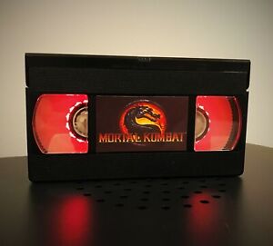 Mortal Kombat Game Retro VHS LED Night Light, Desk Lamp, Computer, Bedroom Lamp 