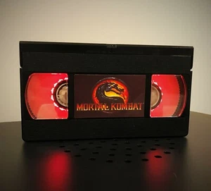 Mortal Kombat Game Retro VHS LED Night Light, Desk Lamp, Computer, Bedroom Lamp - Picture 1 of 12