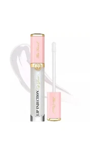 Too Faced Lip Injection Lip Gloss Stars Are Aligned Clear Power Plumping NIB - Picture 1 of 7
