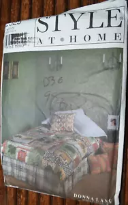 Style At Home 2525 Pattern Duvet Bed Skirt Pillows Donna Lang Design Uncut - Picture 1 of 1