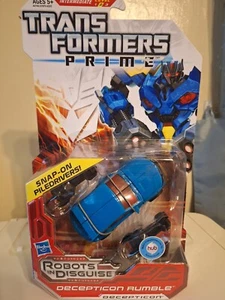 Year 2012 Transformers RID Prime Deluxe Class 6" Figure #14 Decepticon RUMBLE - Picture 1 of 6
