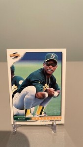 1996 Score Baseball #10 Rickey Henderson