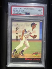 1994 Signature Rookies #s4 Derek Jeter Psa 9 Hottest Prospects Low Pop Tough