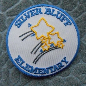 Silver Bluff Elementary School Patch - 2 5/8 x 2 5/8 inches - Miami Florida - Picture 1 of 1