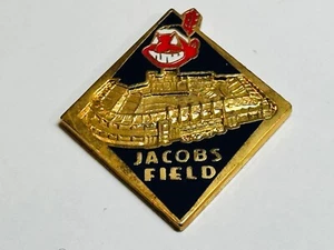 Vintage Cleveland Indians Lapel Hat Pin Jacobs Field Jake Baseball Park Stadium - Picture 1 of 2