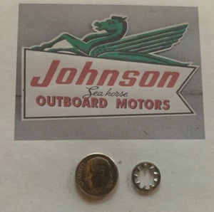 JOHNSON EVINRUDE 301551 OEM SHIFT ROD CONNECTOR SCREW STAINLESS STEEL WASHER - Picture 1 of 1