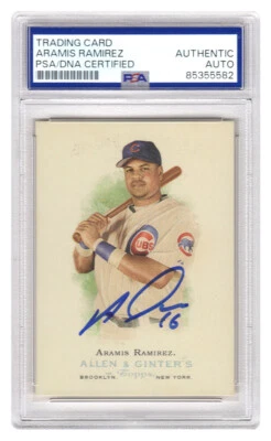 Aramis Ramirez Signed Cubs 2006 Allen & Ginter Baseball Card #230 - (PSA/DNA) - Image 1 of 2