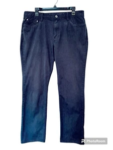 Pantalones de mezclilla flexibles English Laundry para hombre 34 X 30 Brixton gris carbón pierna recta 5 puntos - Imagen 1 de 12