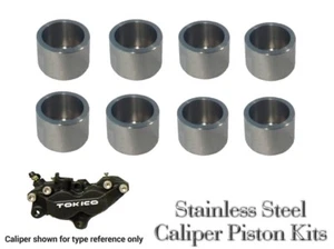 Suzuki GSF650S GSF 650S K7-K8 2007-2008 Stainless Steel Front Caliper Piston Set - Picture 1 of 2