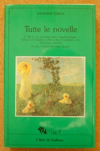 LIBRO TUTTE LE NOVELLE VOL 2 Giovanni Verga 1987 Gulliver tascabile - Picture 1 of 5