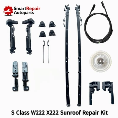Kit de suporte de reparo de teto solar compatível com Mercedes Benz S W222 X222 A2227800100/0200 - Imagem 1 de 4
