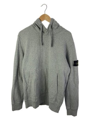 STONE ISLAND 21AW PILE COTONE SPAZZOLATO FELPA CON CAPPUCCIO L COTONE GRIGIO 751564120