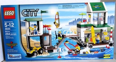 Lego CITY 4644 ~ MARINA ~ Retirado NUEVO SELLADO quad bote tabla de surf windsurf Foto 1 de 4