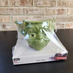 Neu! Star Wars Yoda Kopf Tasse 3D Gesicht Heiße Schokolade Kaffeetasse Grün von Galerie - Bild 1 von 7
