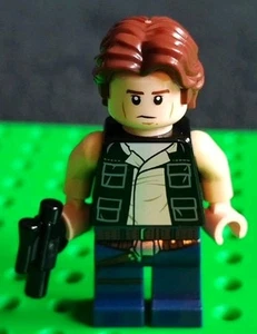 LEGO Han Solo Minifigur sw0771 Star Wars 75205-1 Mos Eisley Cantina Blaster - Bild 1 von 5